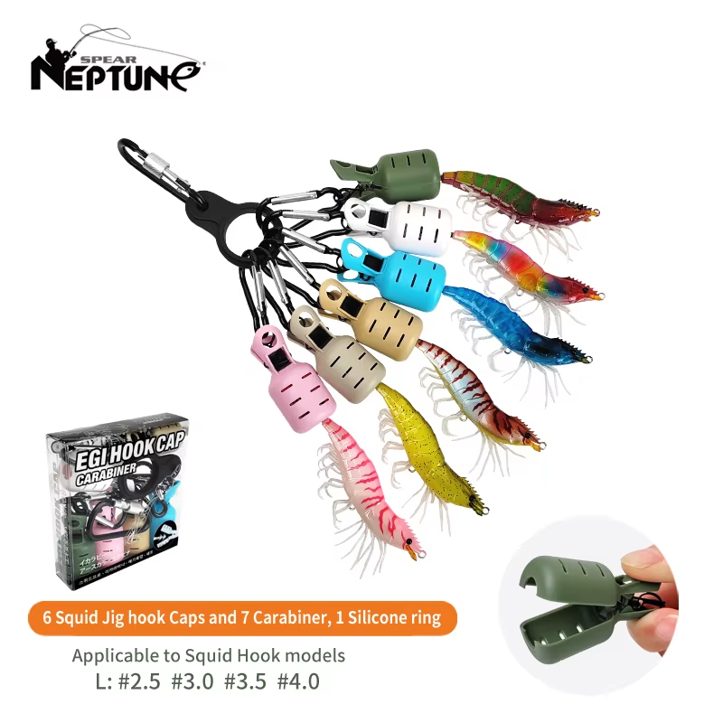 Fishing Hook Jig - Набор из 6 разноцветных защитных колпачков