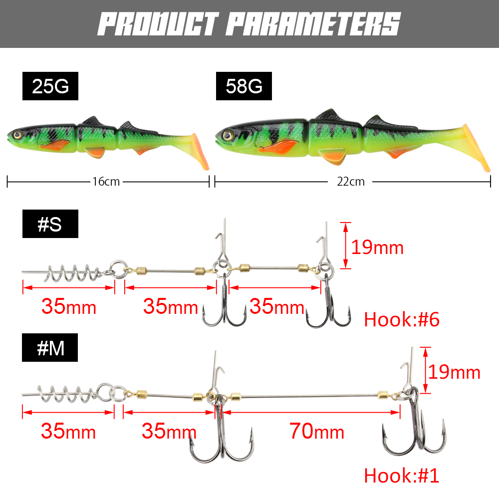 Спинполер Щука Stinger Rig Hoo – обзор и цена Fishing Hook Size