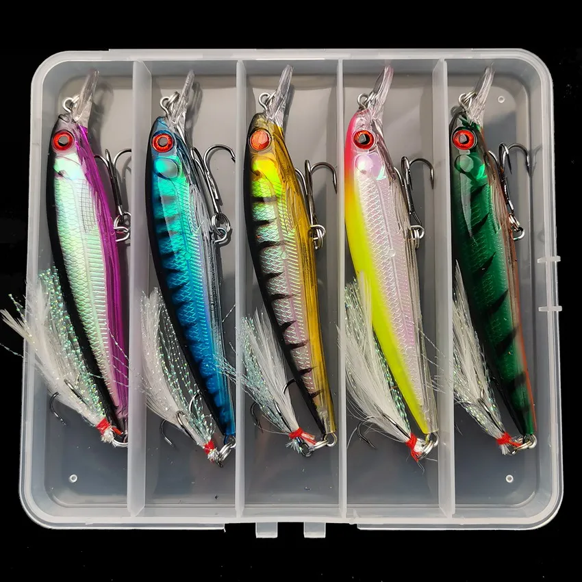 Laser 3D Eyes Bionic Minnow Fi – обзор и цена Fishing Hook Box