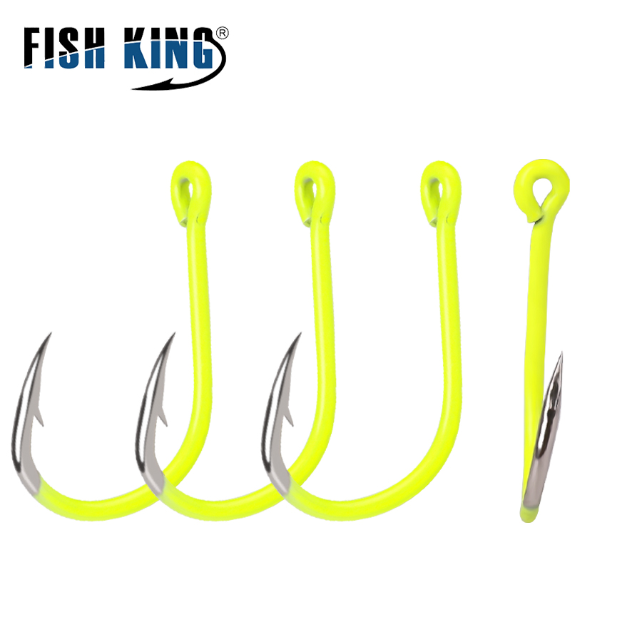 NGB 50шт 1/0 # -10 # Флуоресце – обзор и цена Fishing Hook Assortment