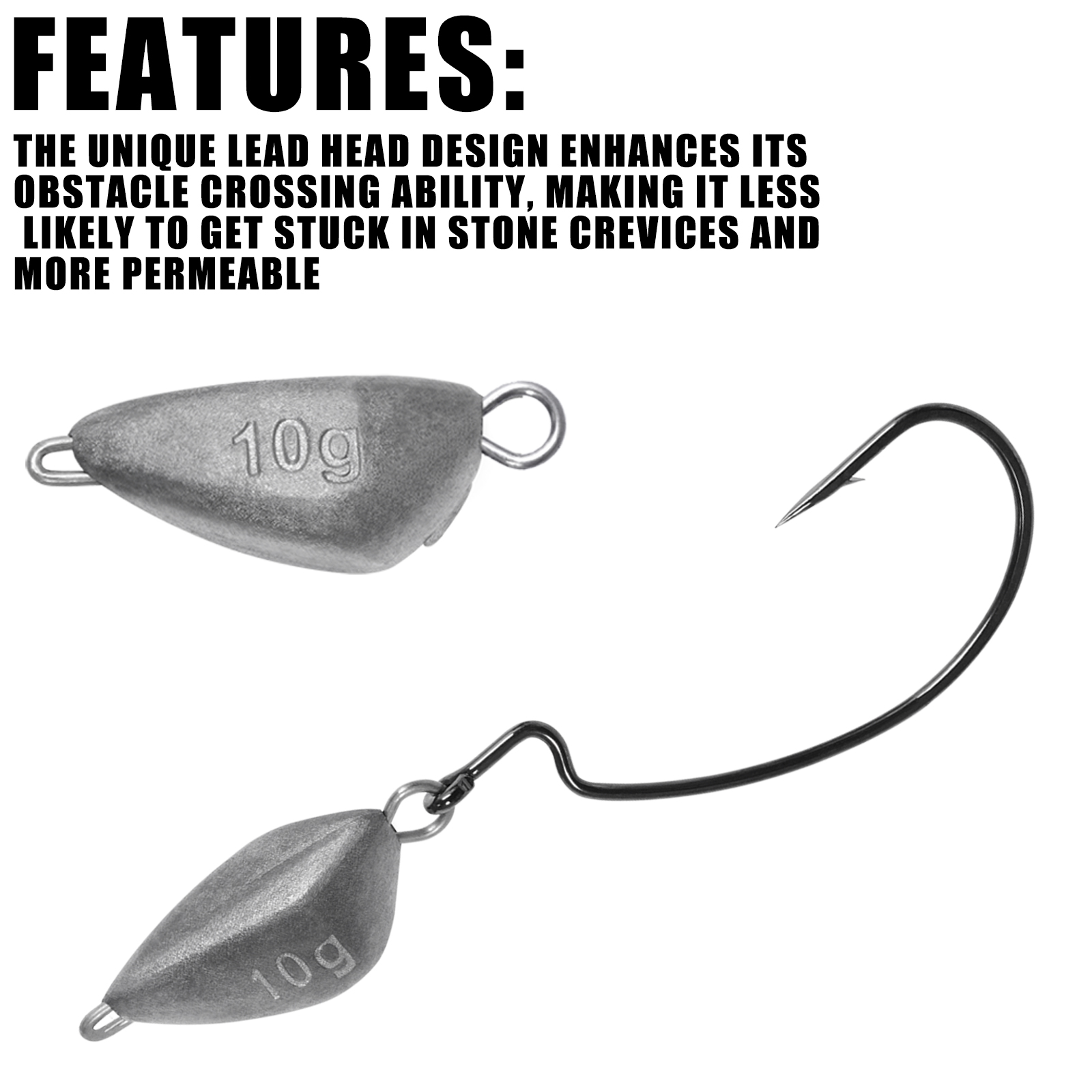 SAMOLLA 5 шт. рыболовный вес с – обзор и цена Fishing Hook Jig