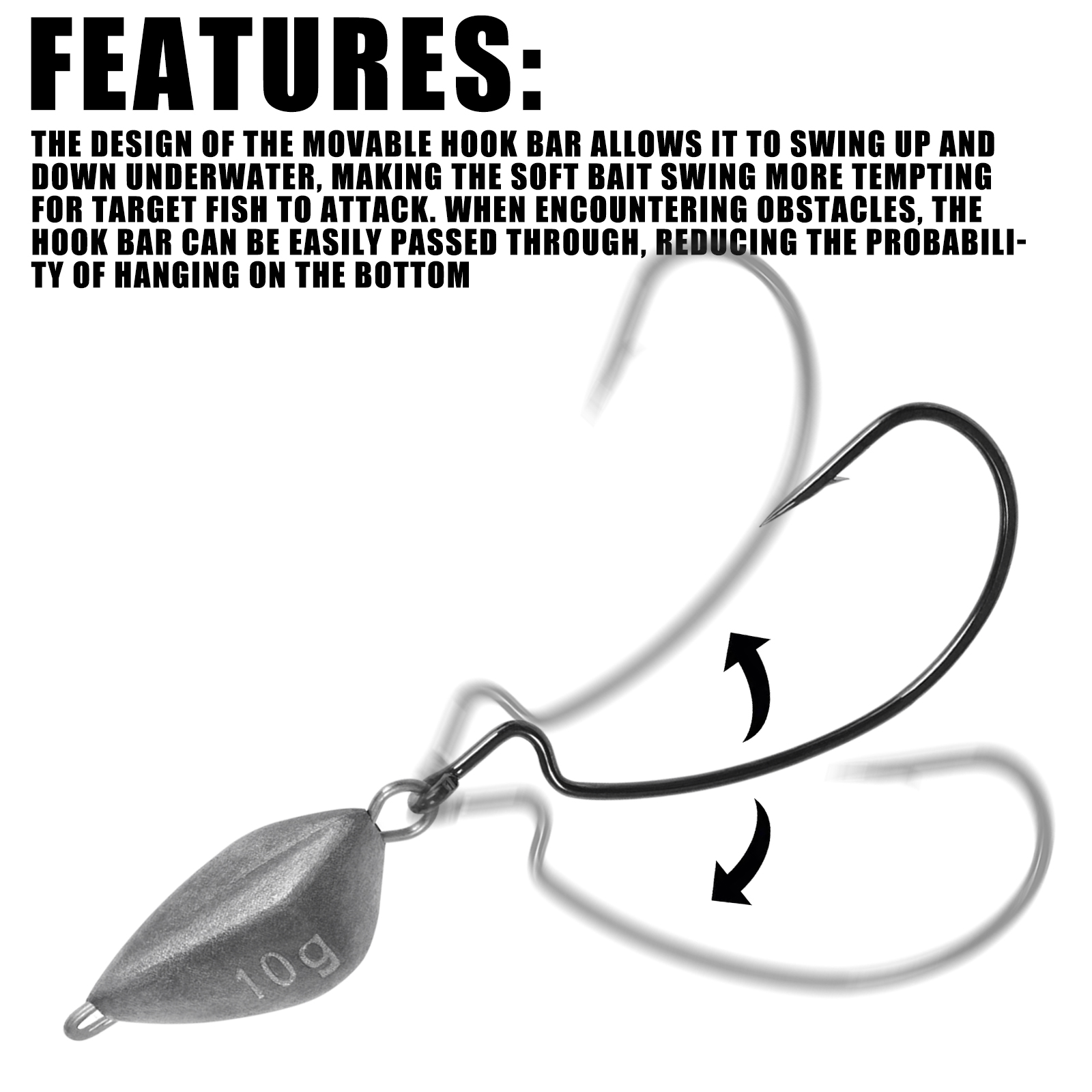 SAMOLLA 5 шт. рыболовный вес с – обзор и цена Fishing Hook Jig