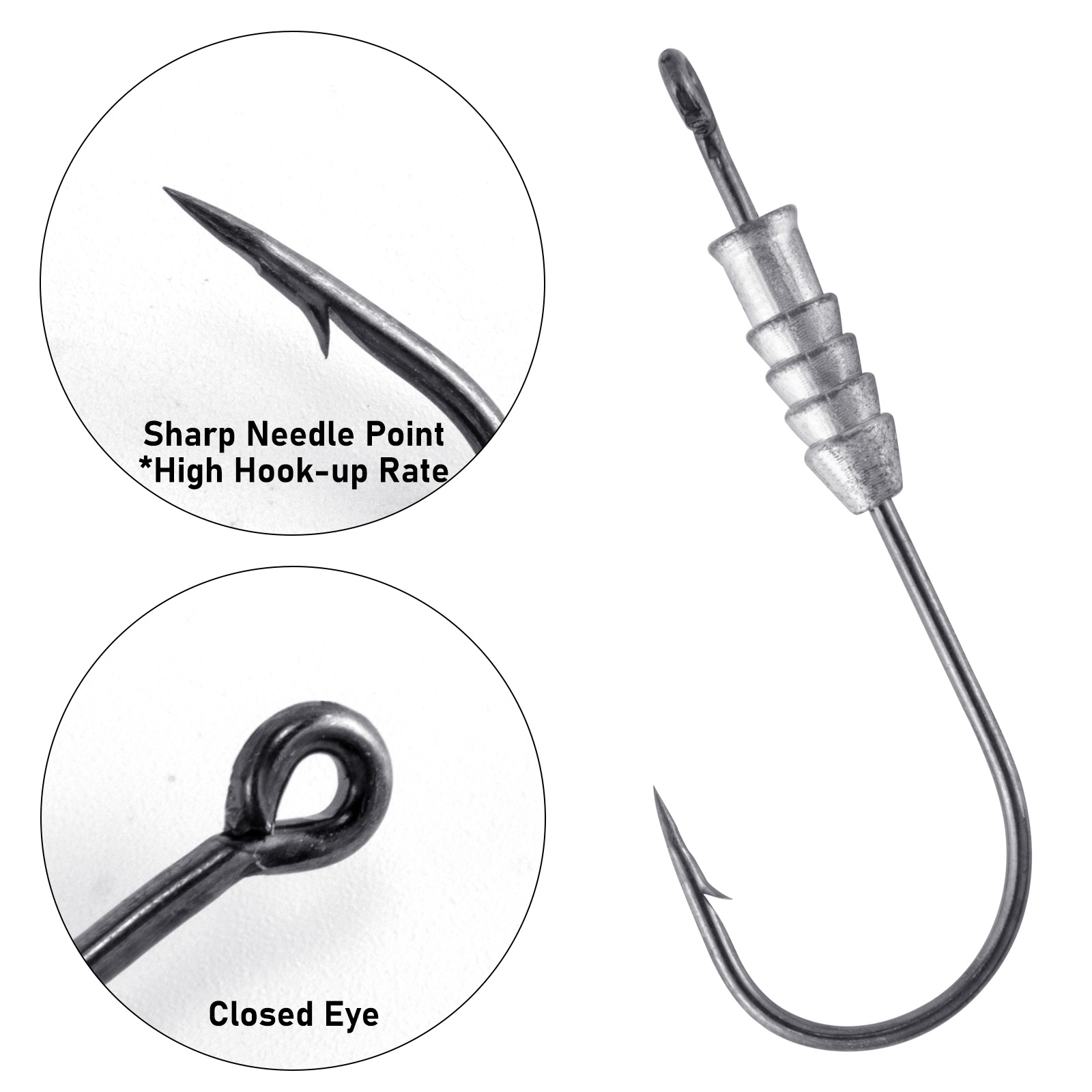 5/10 шт., рыболовные приманки, – обзор и цена Fishing Hook Offset