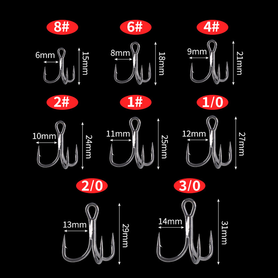 Тройной рыболовный крючок 6X и – обзор и цена Fishing Hook Assortment